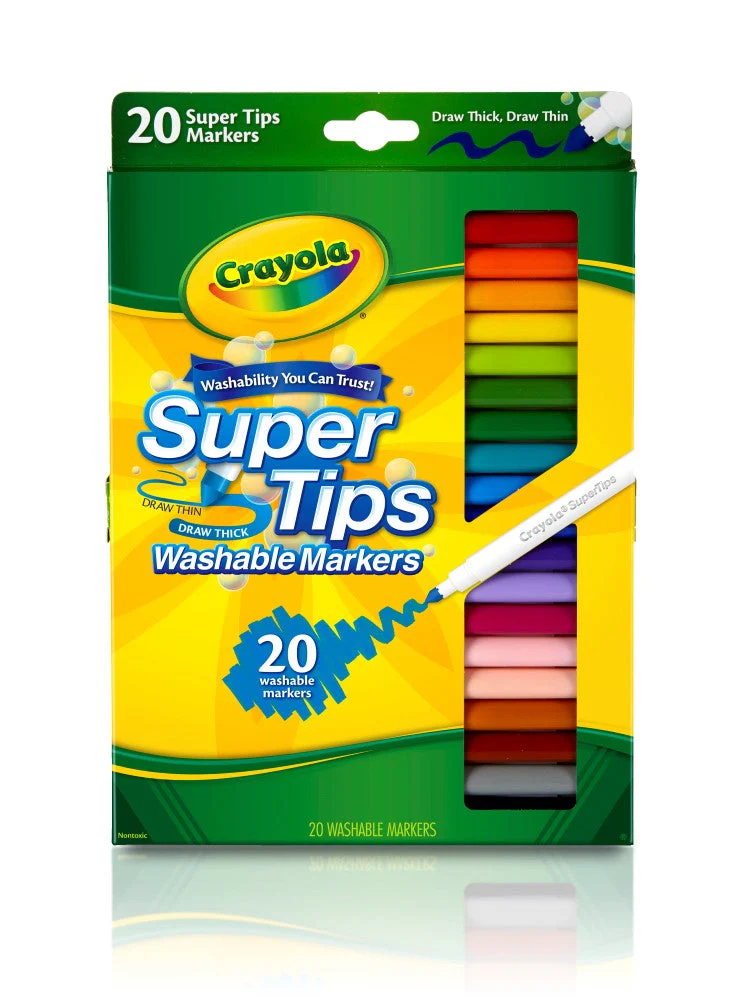 Crayola Super Tip Markers 20 Pack