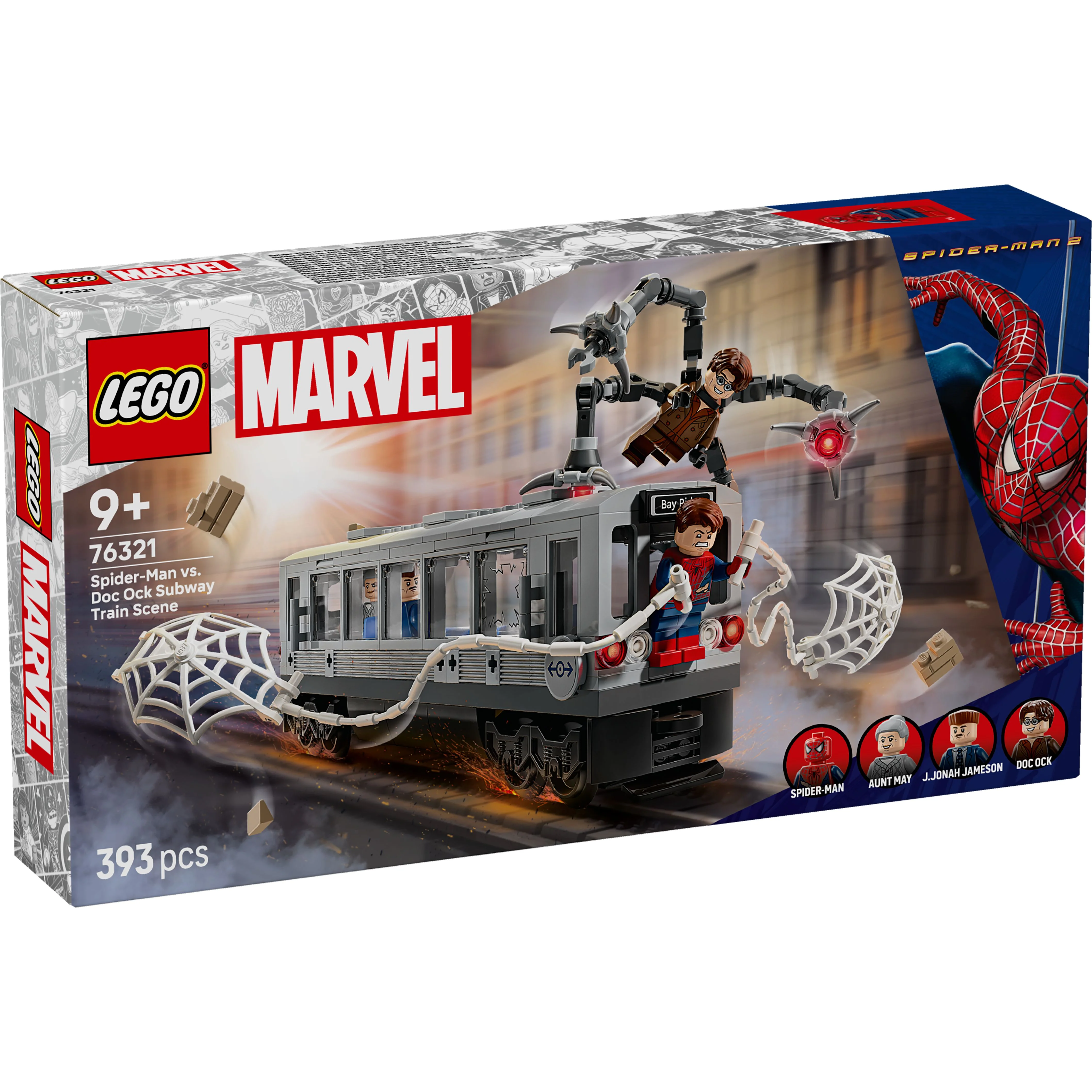 LEGO 76321 Marvel Spider-Man vs. Doc Ock Subway Train Scene