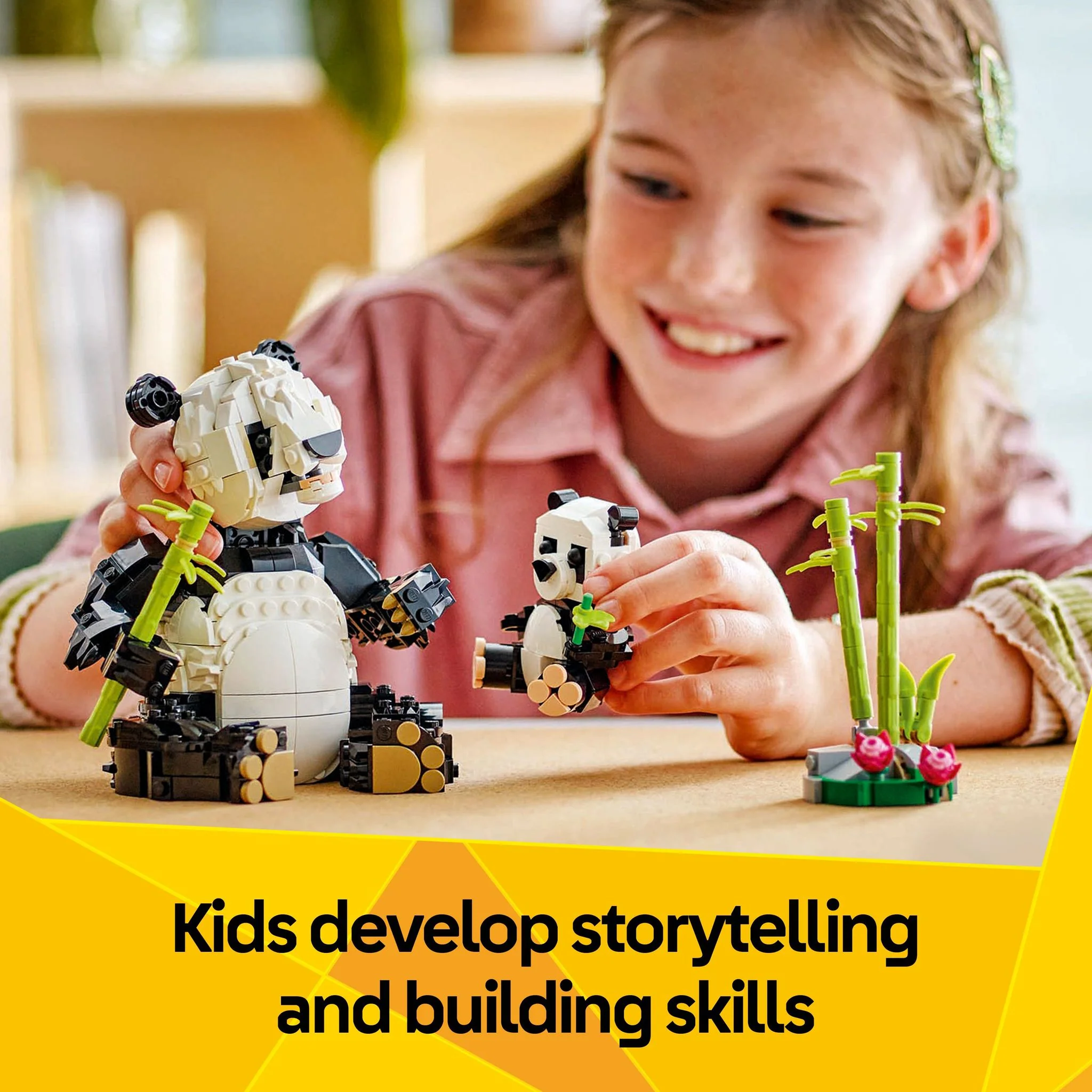 LEGO 31165 Creator Wild Animals: Panda Family - Toyworld NZ