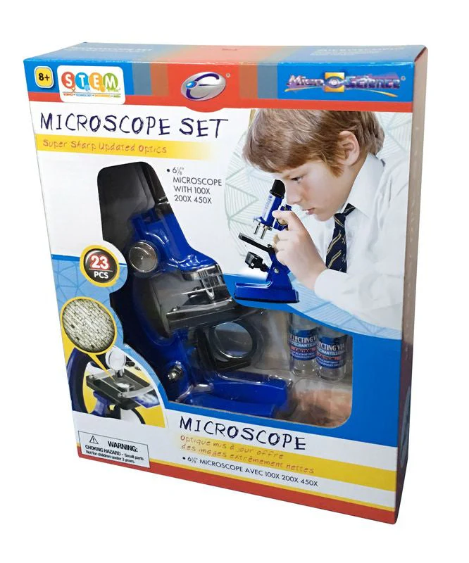 Micro-Science 100/200/450X Microscope Set