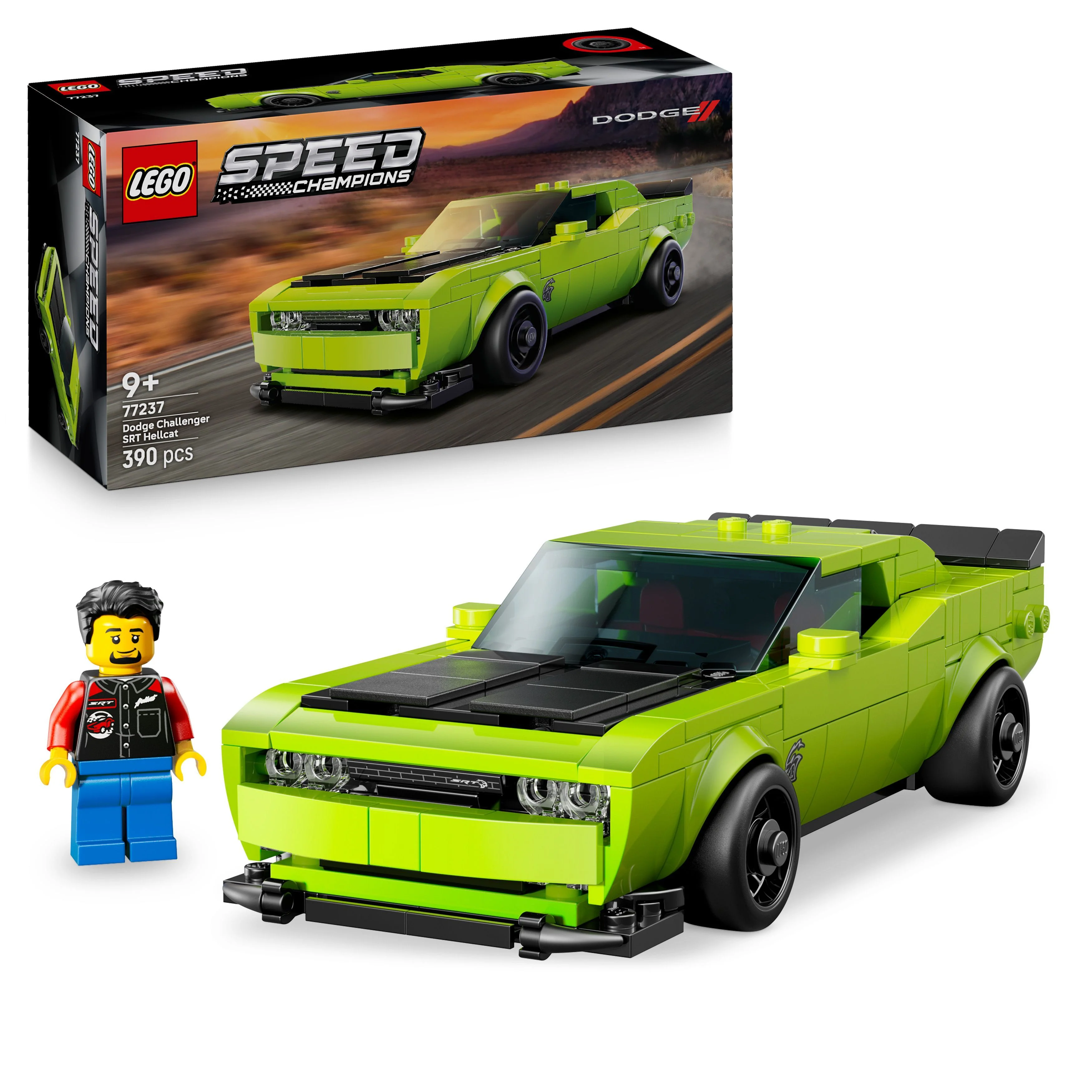 LEGO 77237 Speed Champions Dodge Challenger SRT Hellcat Sports Car