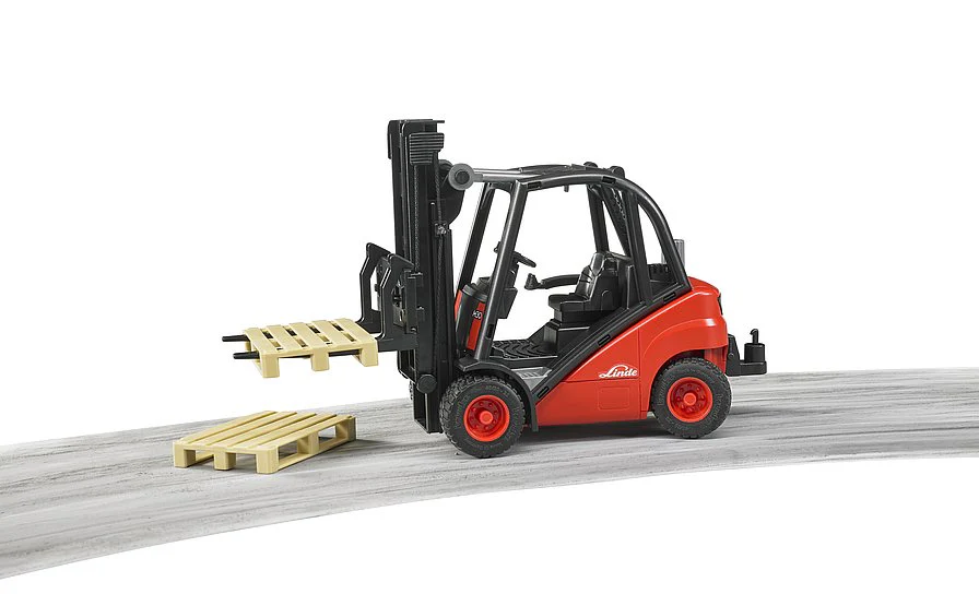 1182-bruder-compact-construction-vehicle-linde-h30d-fork-lift-3.webp Bruder Compact Construction Vehicle - Linde H30D Fork Lift