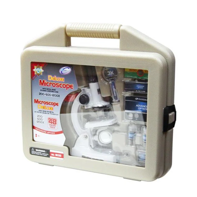 Advanced Optics Deluxe Microscope In Carrying Case