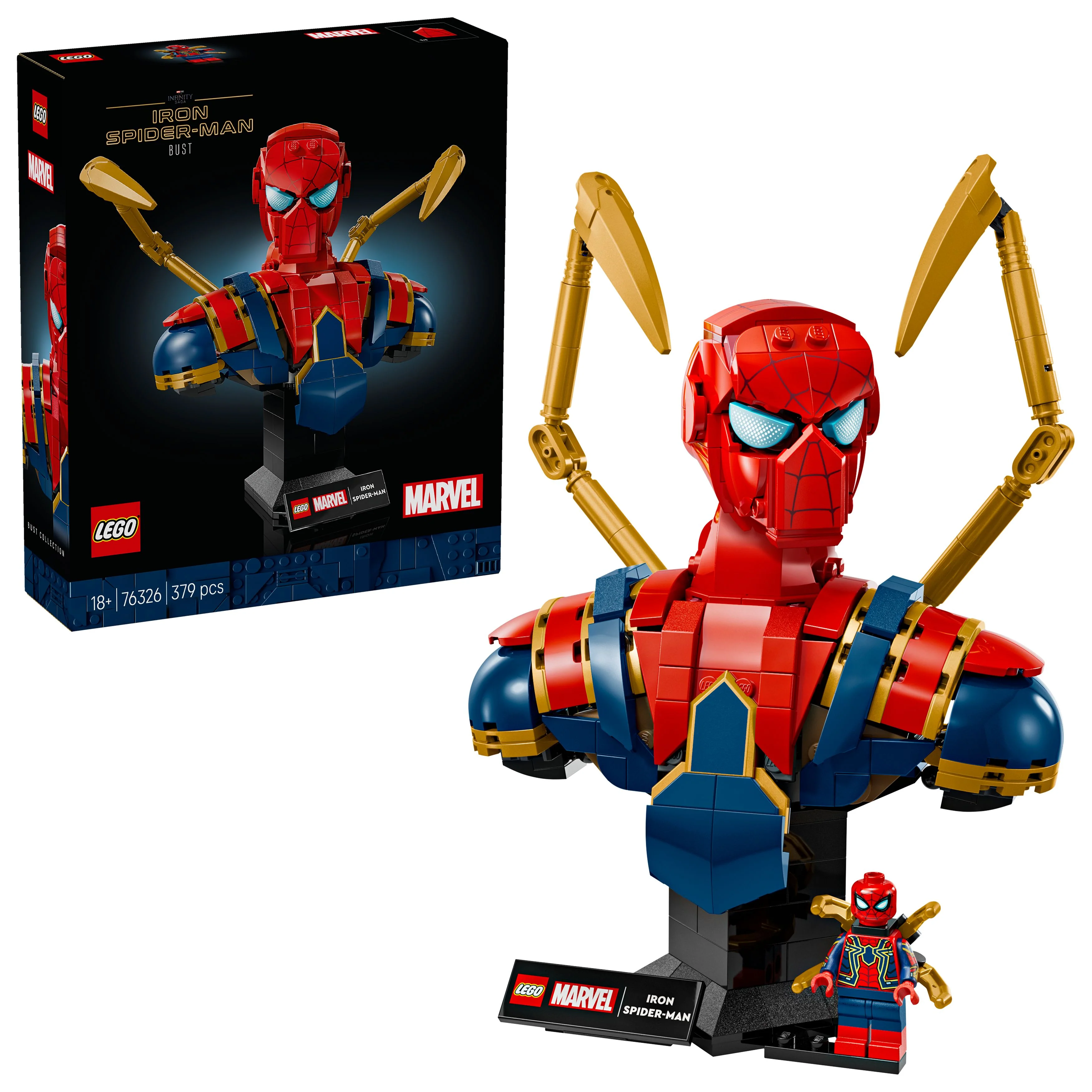 LEGO 76326 Marvel Iron Spider-Man Bust