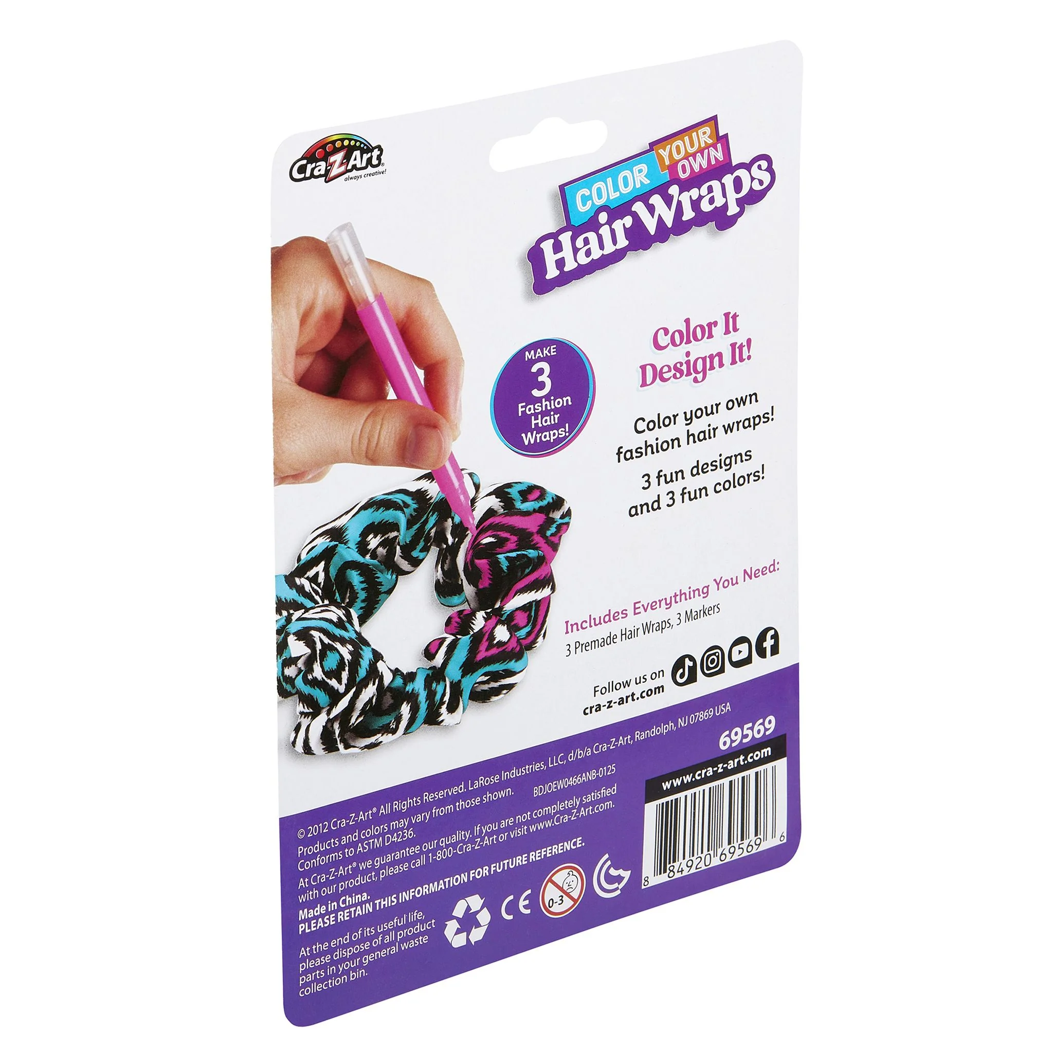 1360-cra-z-art-shimmer-n-sparkle-color-your-own-hair-wraps-6.webp Cra-Z-Art Shimmer 'N Sparkle Color Your Own Hair Wraps