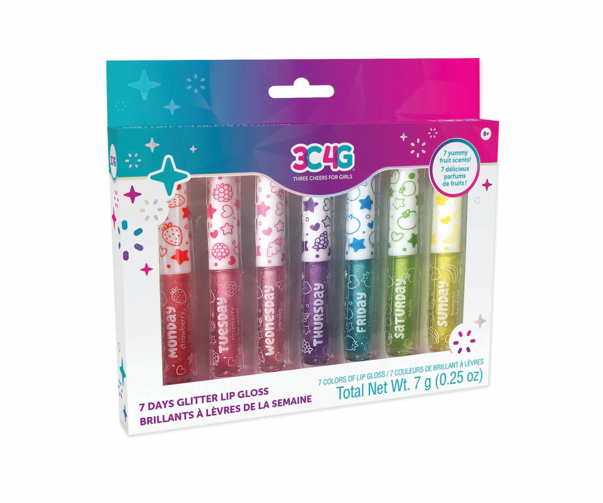 Make It Real Three Cheers For Girls 7 Days Glitter Lip Gloss