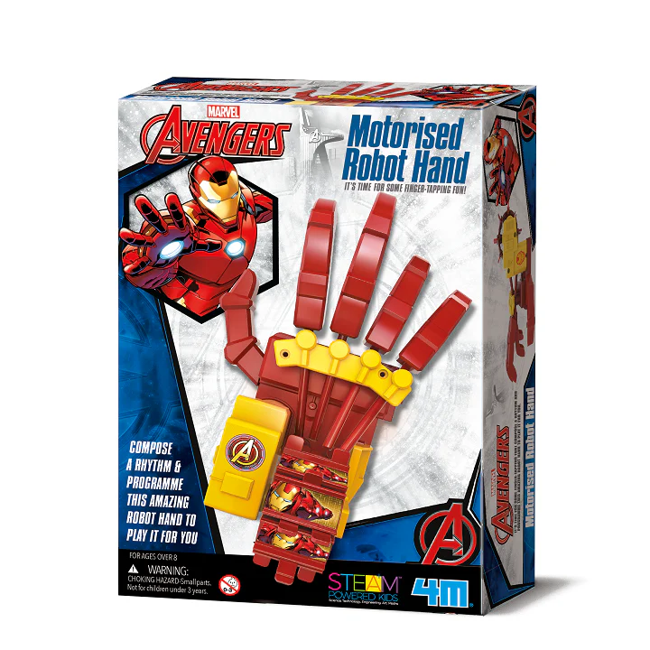 4M Marvel Avengers Iron Man Motorised Robot Hand