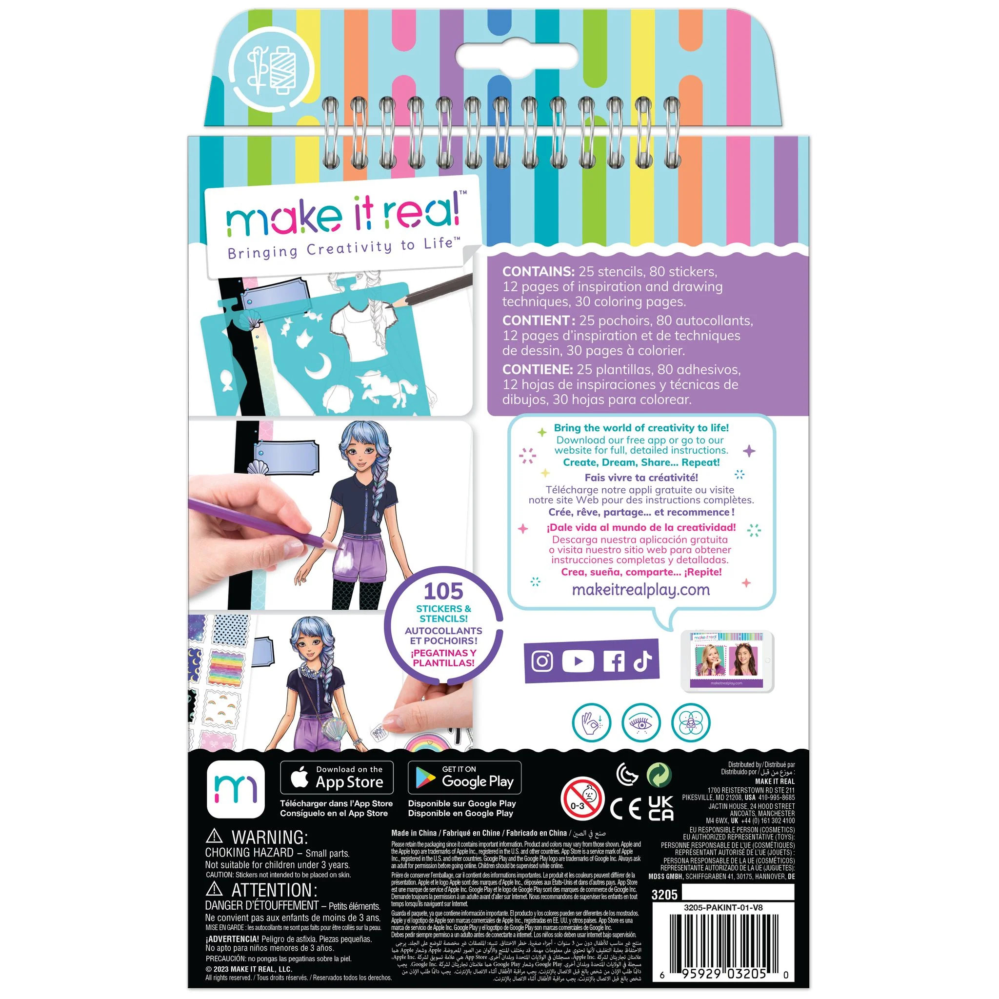 1389-make-it-real-fashion-design-sketchbook-pastel-pop-2.webp Make It Real Fashion Design Sketchbook: Pastel Pop