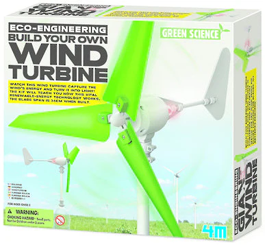 4M Green Science Eco-Engineering Build Your Own Wind Turbine