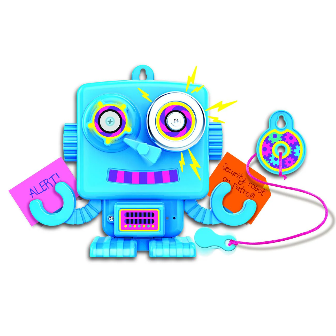 4M Steam Powered Kids Intruder Alarm Robot