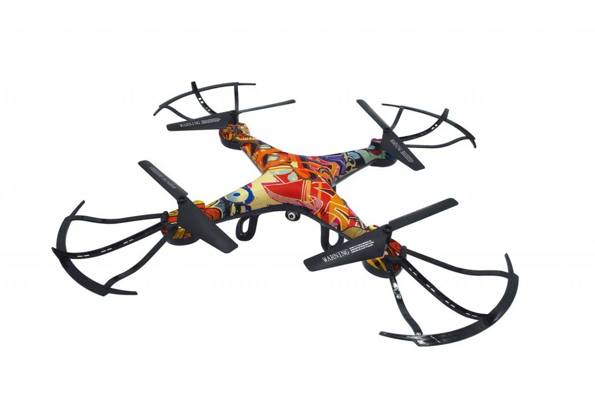 2.4Ghz Remote Control Graffiti Drone No Camera Assorted Styles