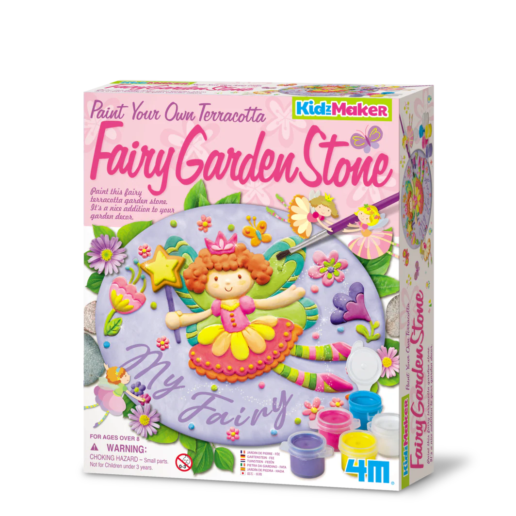 4M KidzMaker Fairy Garden Stone Painting