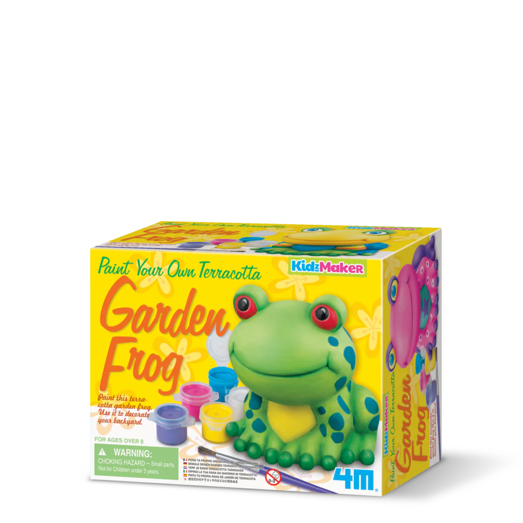 4M KidzMaker Paint Your Own Terracotta Garden Frog