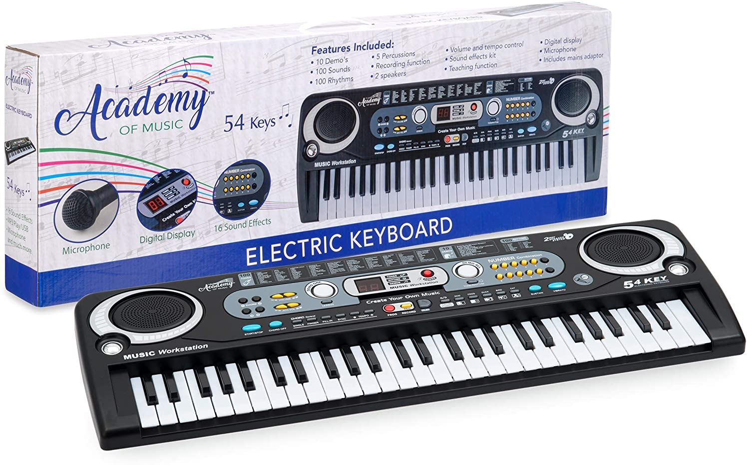 Academy Of Music 54 Key Electric Piano Keyboard