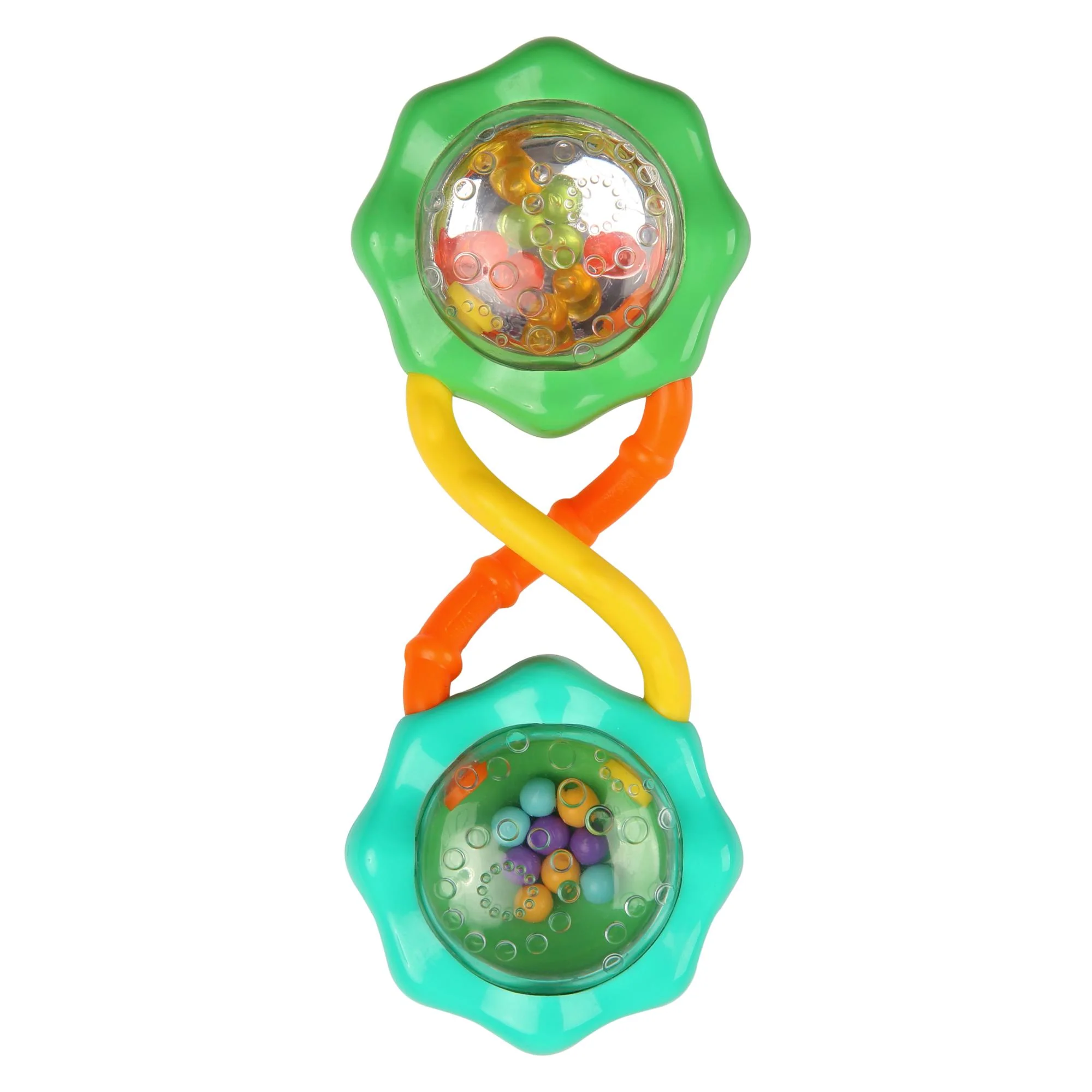157-bright-starts-rattle-shake-barbell-toy-green-1.webp Bright Starts Rattle & Shake Barbell Toy - Green