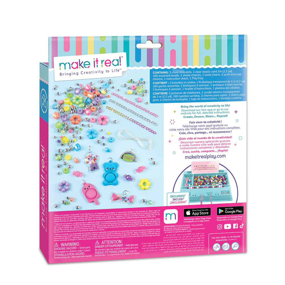 Make It Real Pop! Shake! Twist! Diy Bracelet Kit