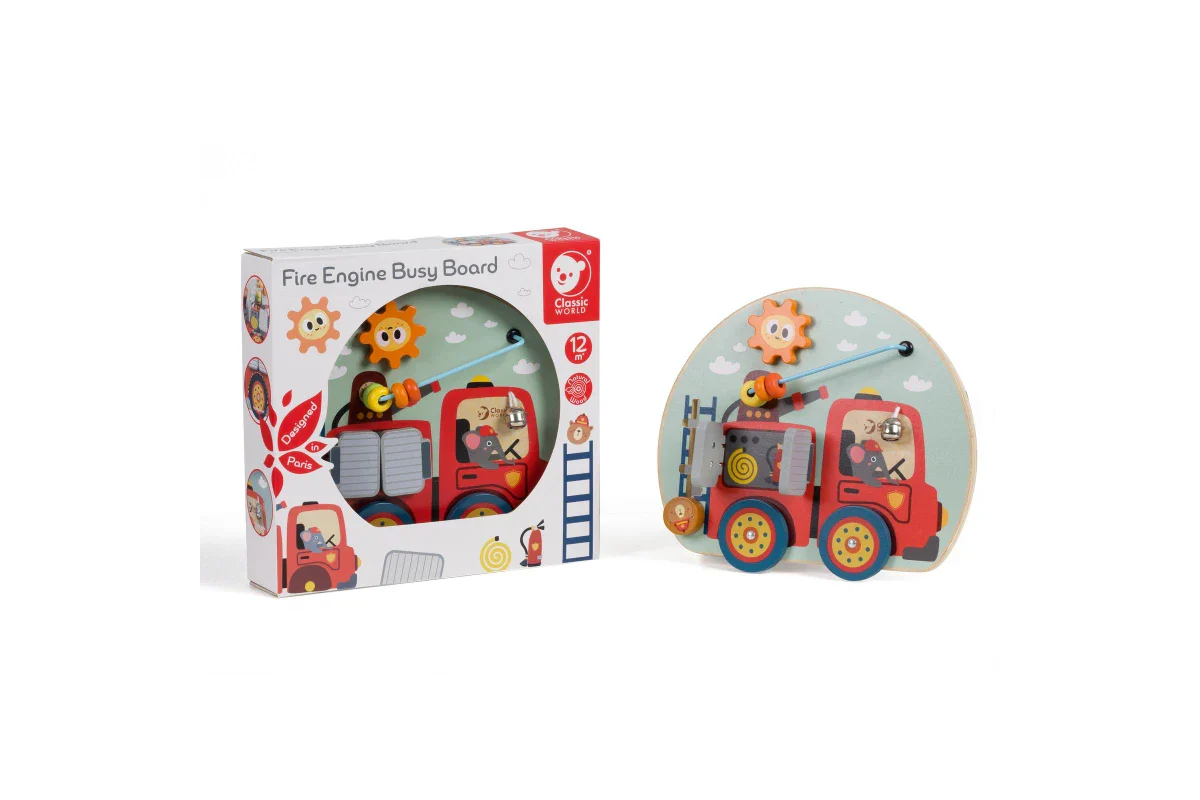 Classic World Fire Engine Busy Board