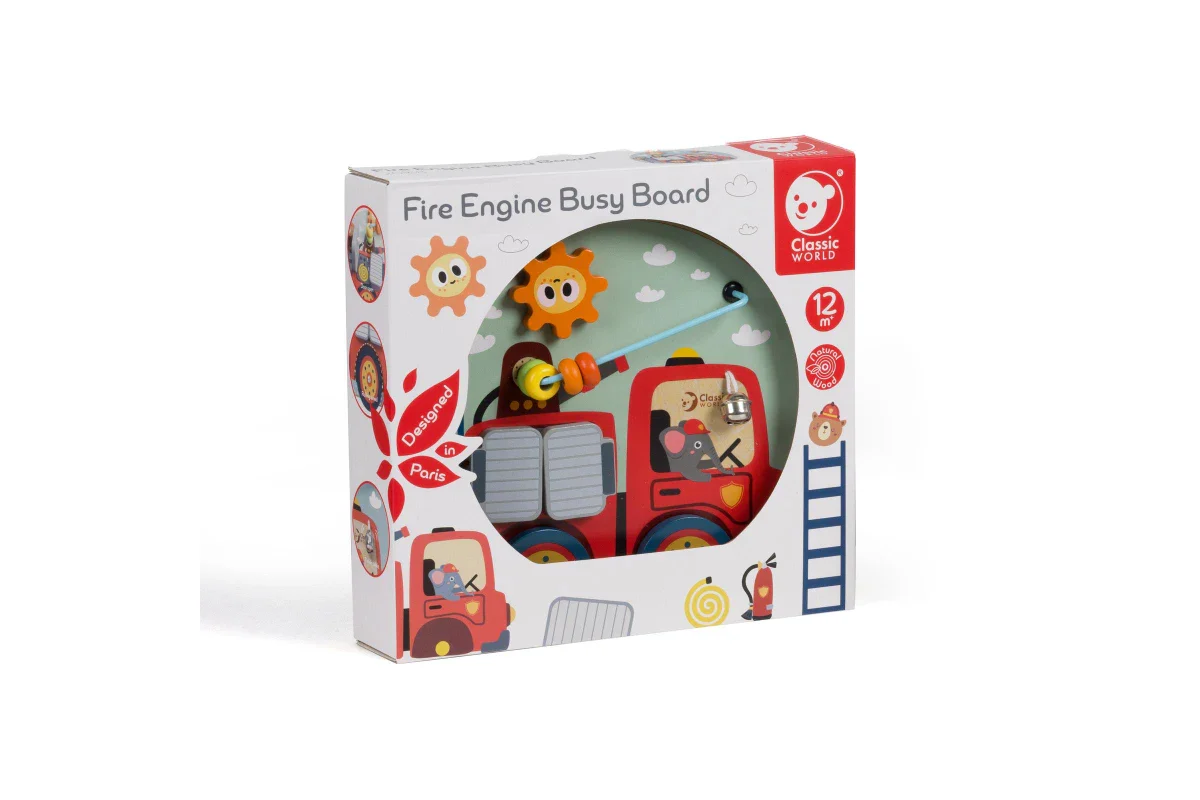 Classic World Fire Engine Busy Board