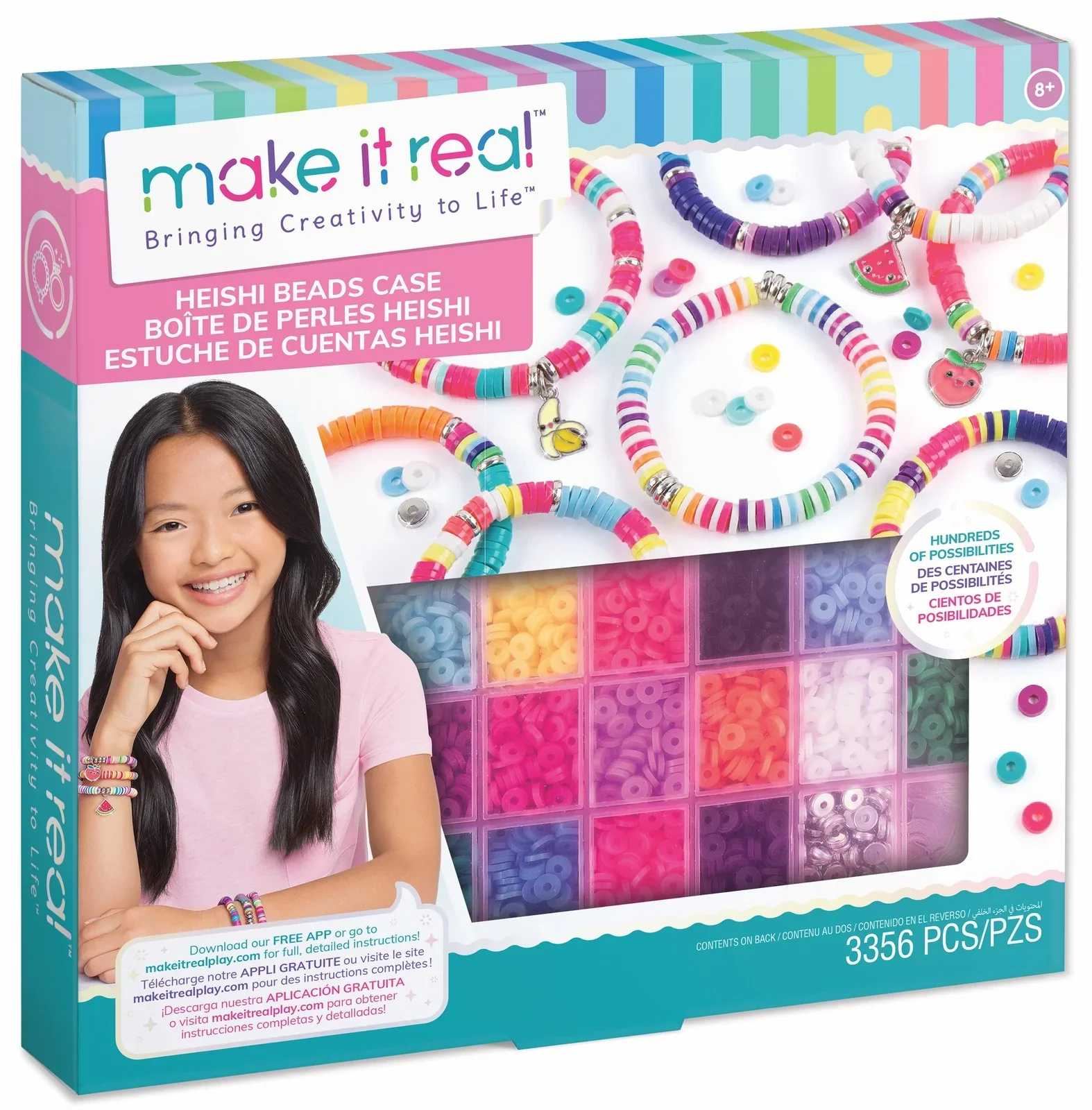 Make It Real Heishi Beads Case