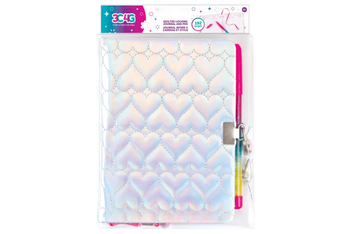 3C4G Quilted Locking Journal And Pen