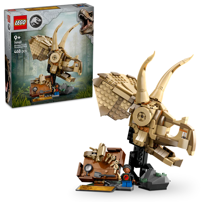 1733-lego-76969-jurassic-world-dinosaur-fossils-triceratops-skull-1.webp LEGO 76969 Jurassic World Dinosaur Fossils: Triceratops Skull