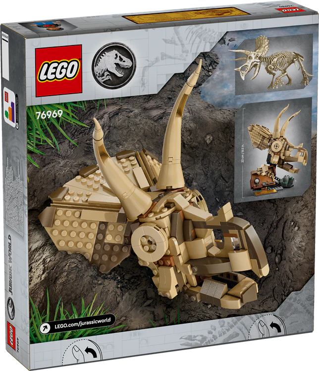 1733-lego-76969-jurassic-world-dinosaur-fossils-triceratops-skull-10.webp LEGO 76969 Jurassic World Dinosaur Fossils: Triceratops Skull