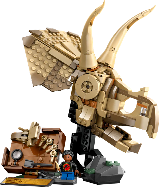 1733-lego-76969-jurassic-world-dinosaur-fossils-triceratops-skull-3.webp LEGO 76969 Jurassic World Dinosaur Fossils: Triceratops Skull