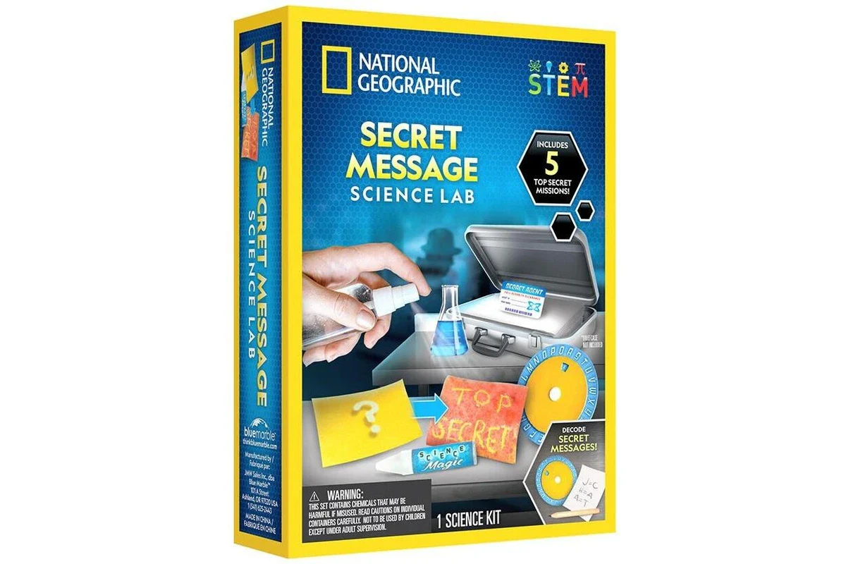 National Geographic Secret Message Lab