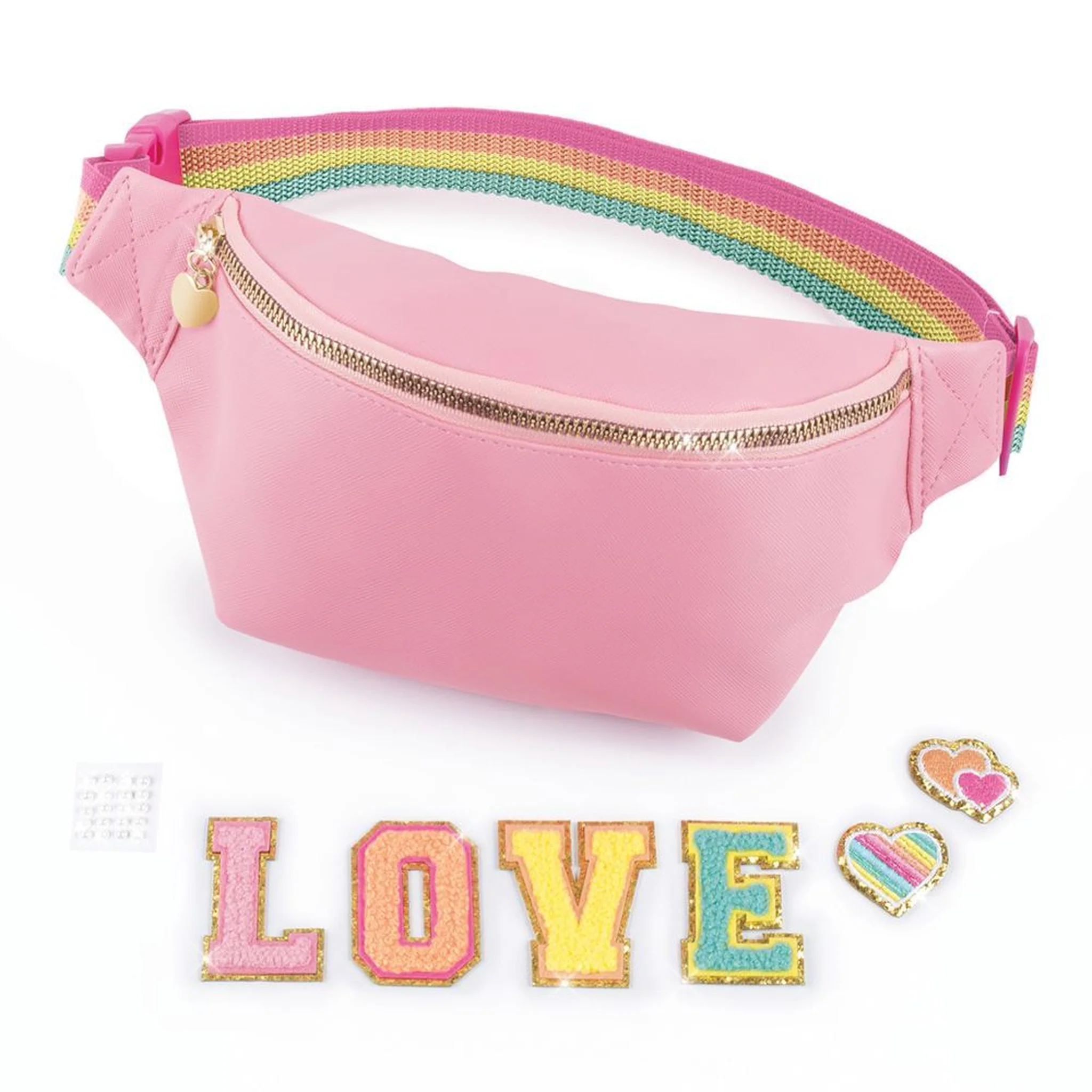 1784-make-it-real-fashion-bum-bag-with-patches-2.webp Make It Real Fashion Bum Bag With Patches