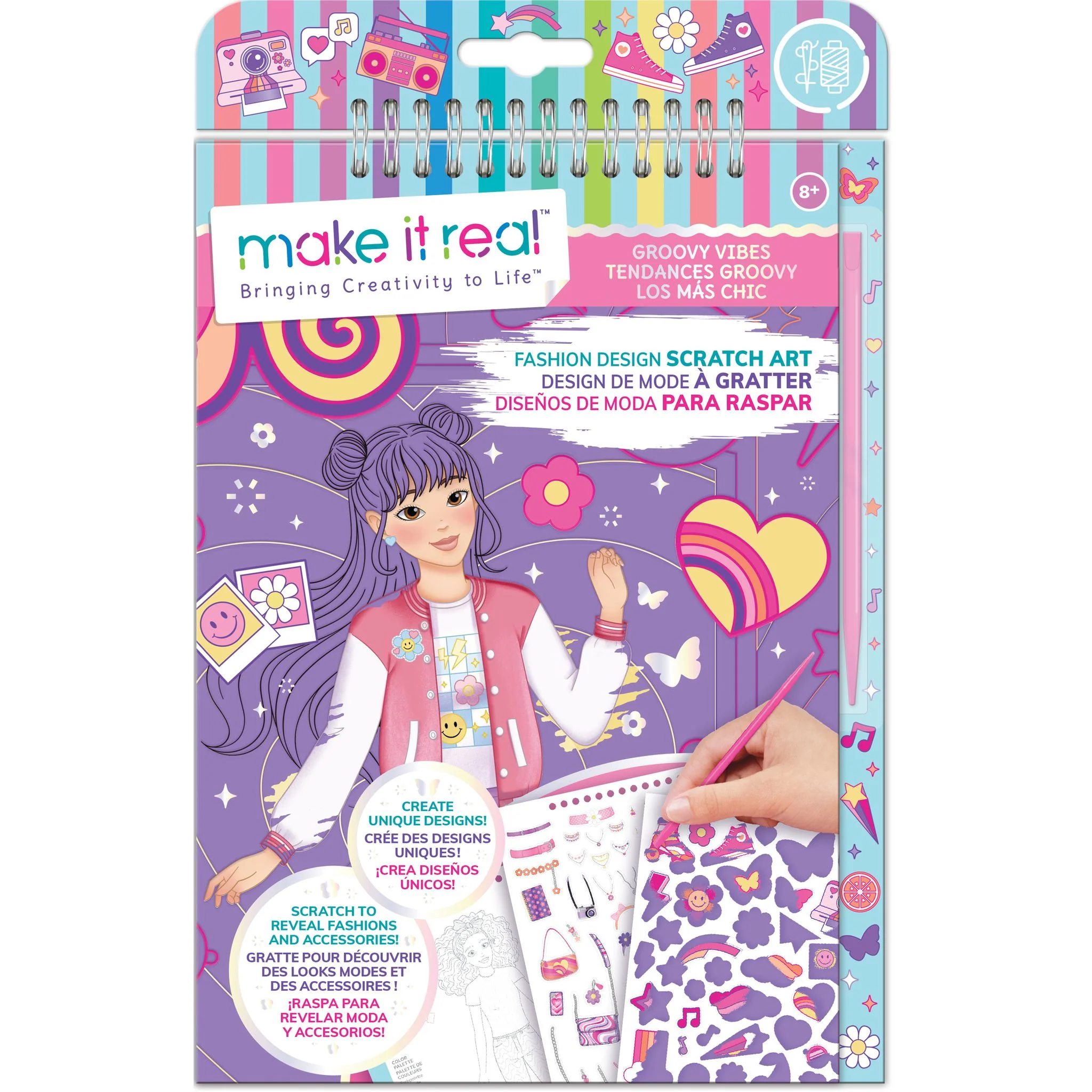 1786-make-it-real-fashion-sketchbook-groovy-vibes-1.webp Make It Real Fashion Sketchbook Groovy Vibes