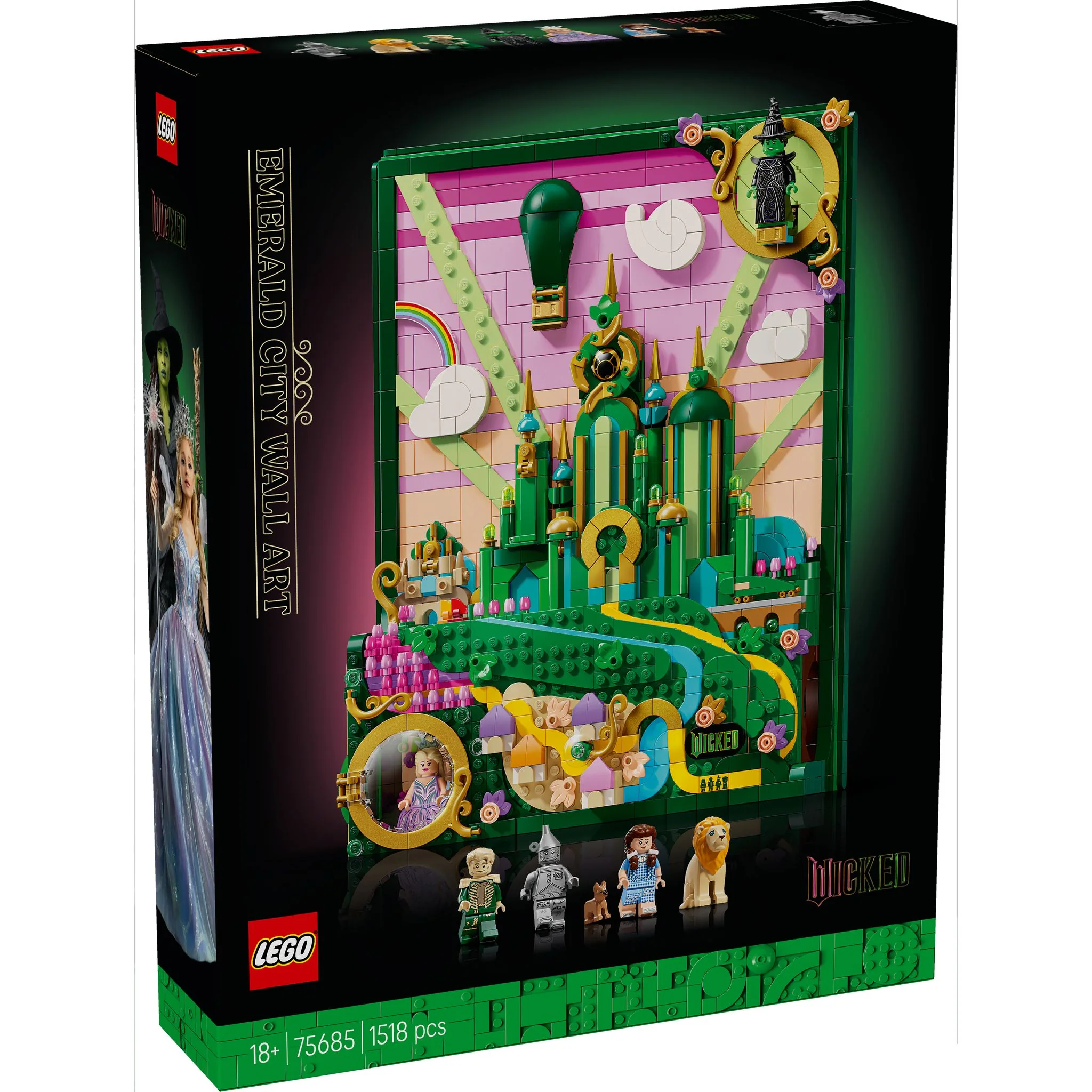 LEGO 75685 Wicked Emerald City Wall Art