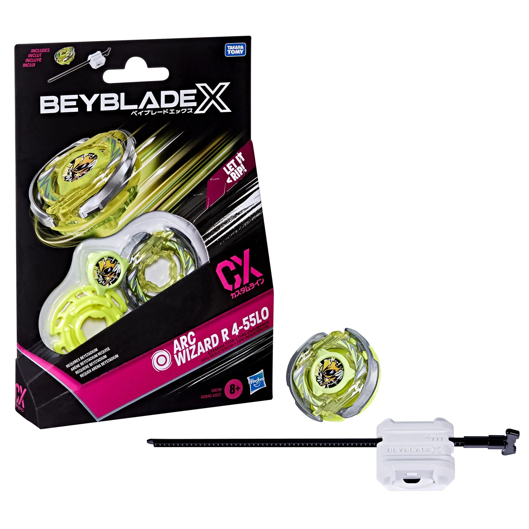 Beyblade X Arc Wizard R 4-55LO CX Starter Pack Set