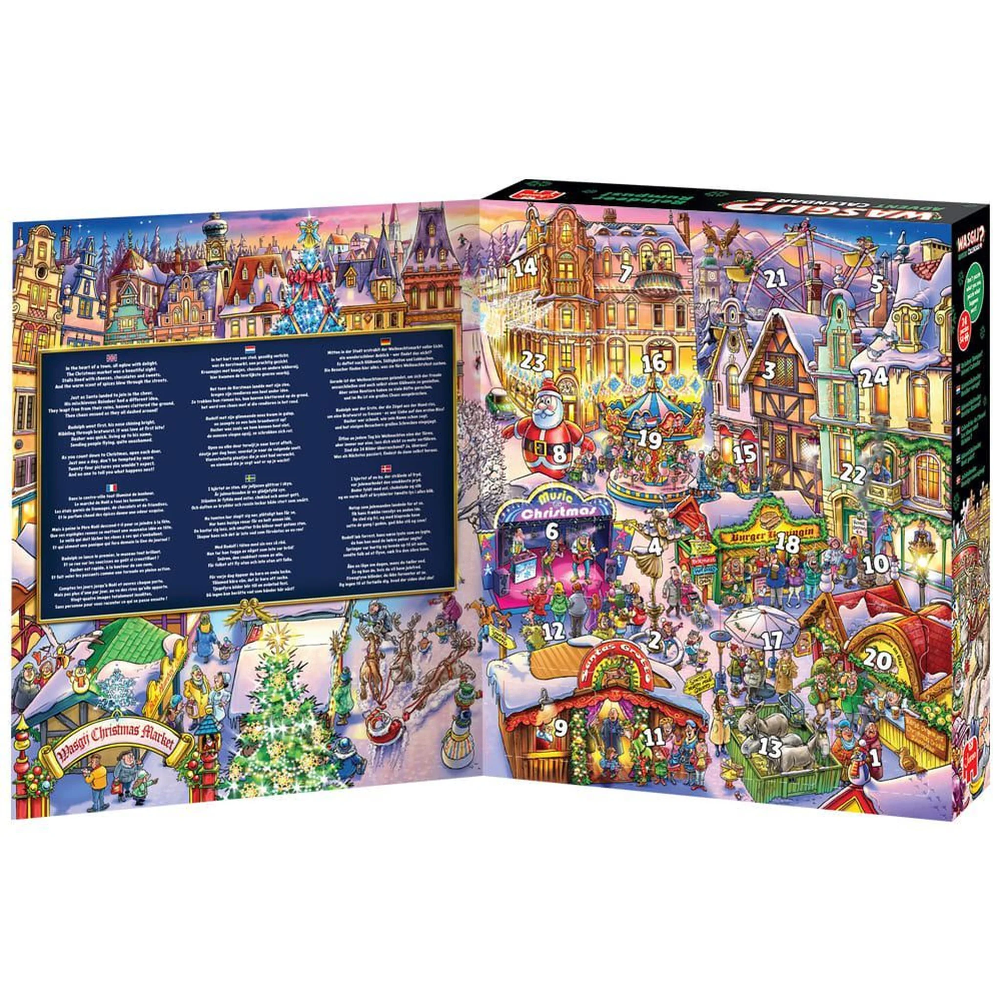 Wasgij Advent Calendar #2 -Reindeer Rumpus! Jumbo Jigsaw Puzzles