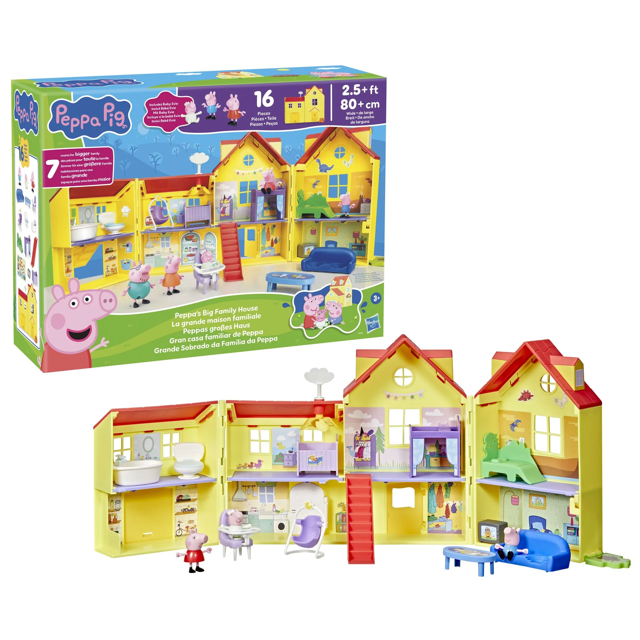 Peppa Pig Peppa's Big Family Fold Out House