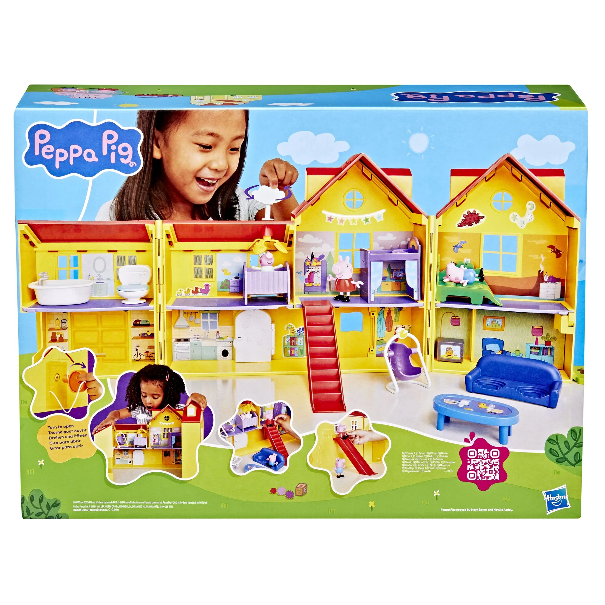 Peppa Pig Peppa's Big Family Fold Out House