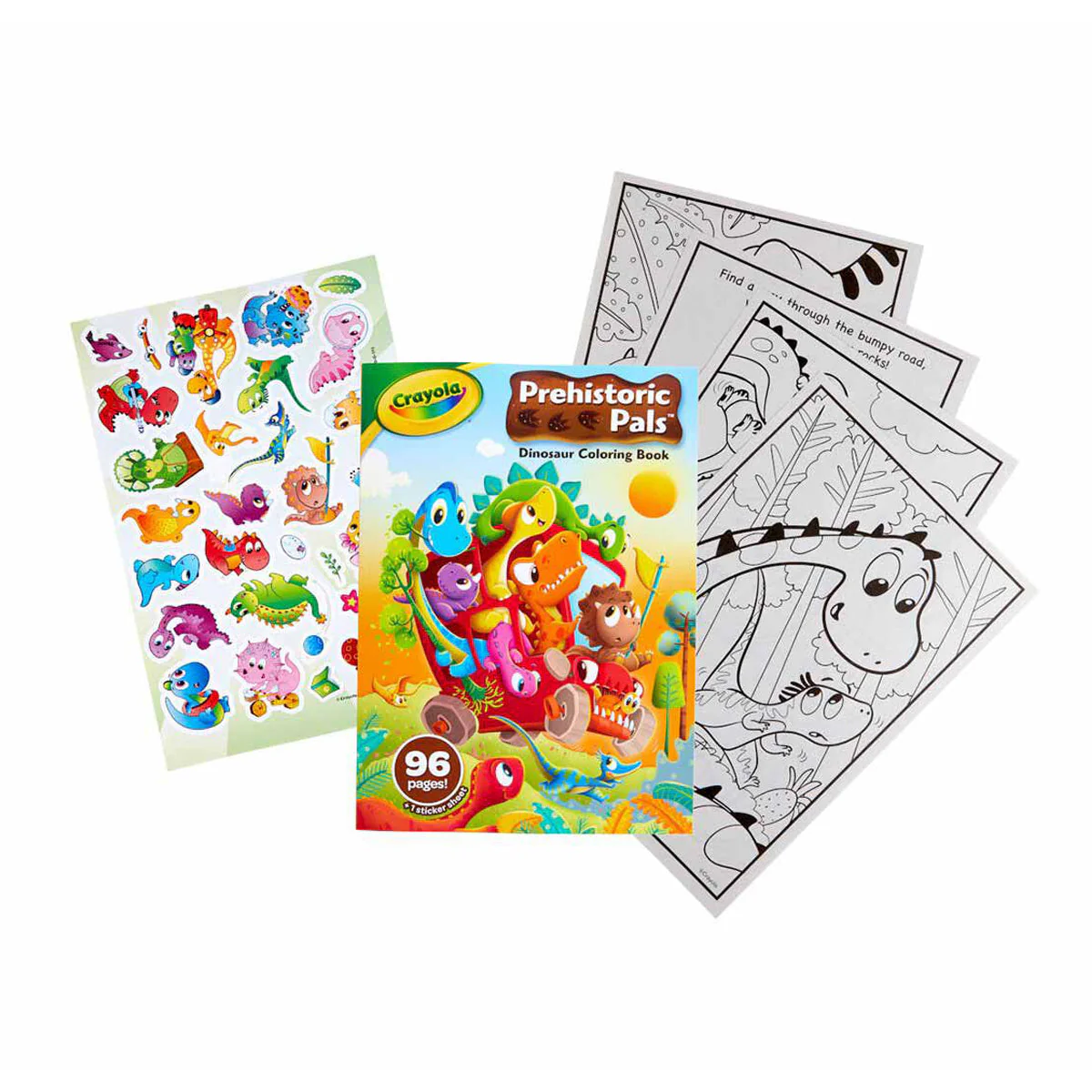 2027-crayola-prehistoric-pals-96-page-dinosaur-colouring-book-2.webp Crayola Prehistoric Pals 96 Page Dinosaur Colouring Book