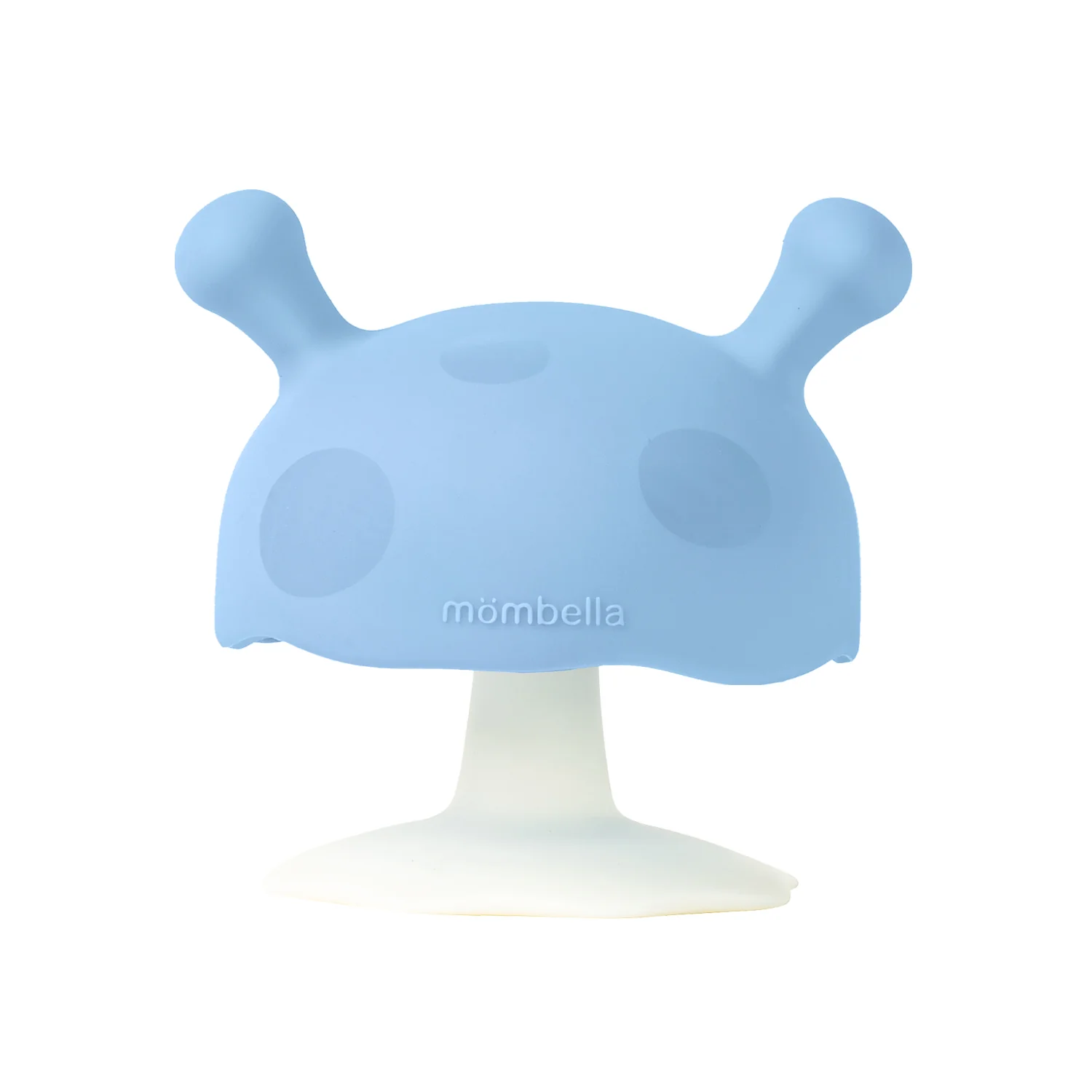Mombella Mushroom Soothing Teether Light Blue
