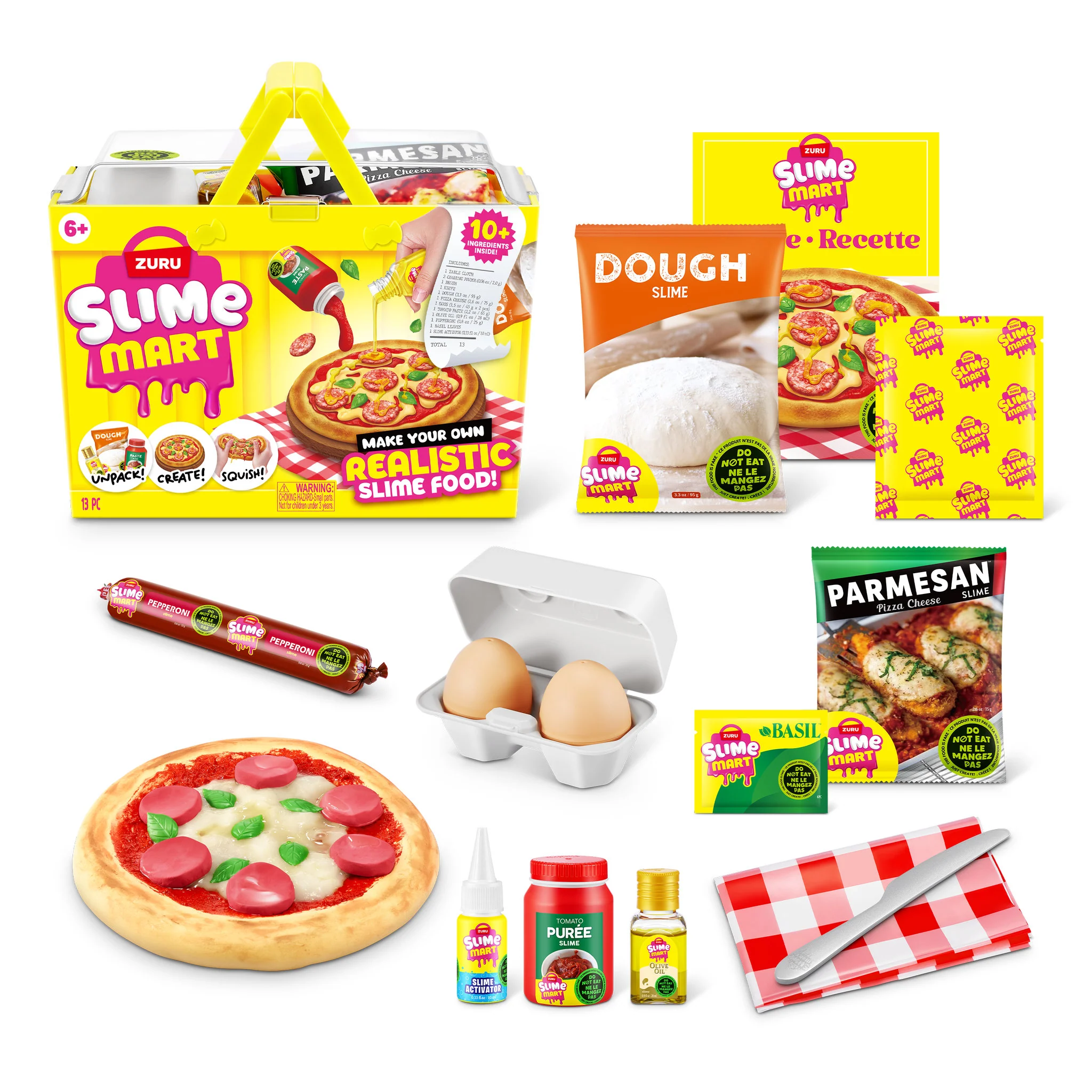 ZURU Slime Mart Series 1 Shopping Basket Pizza