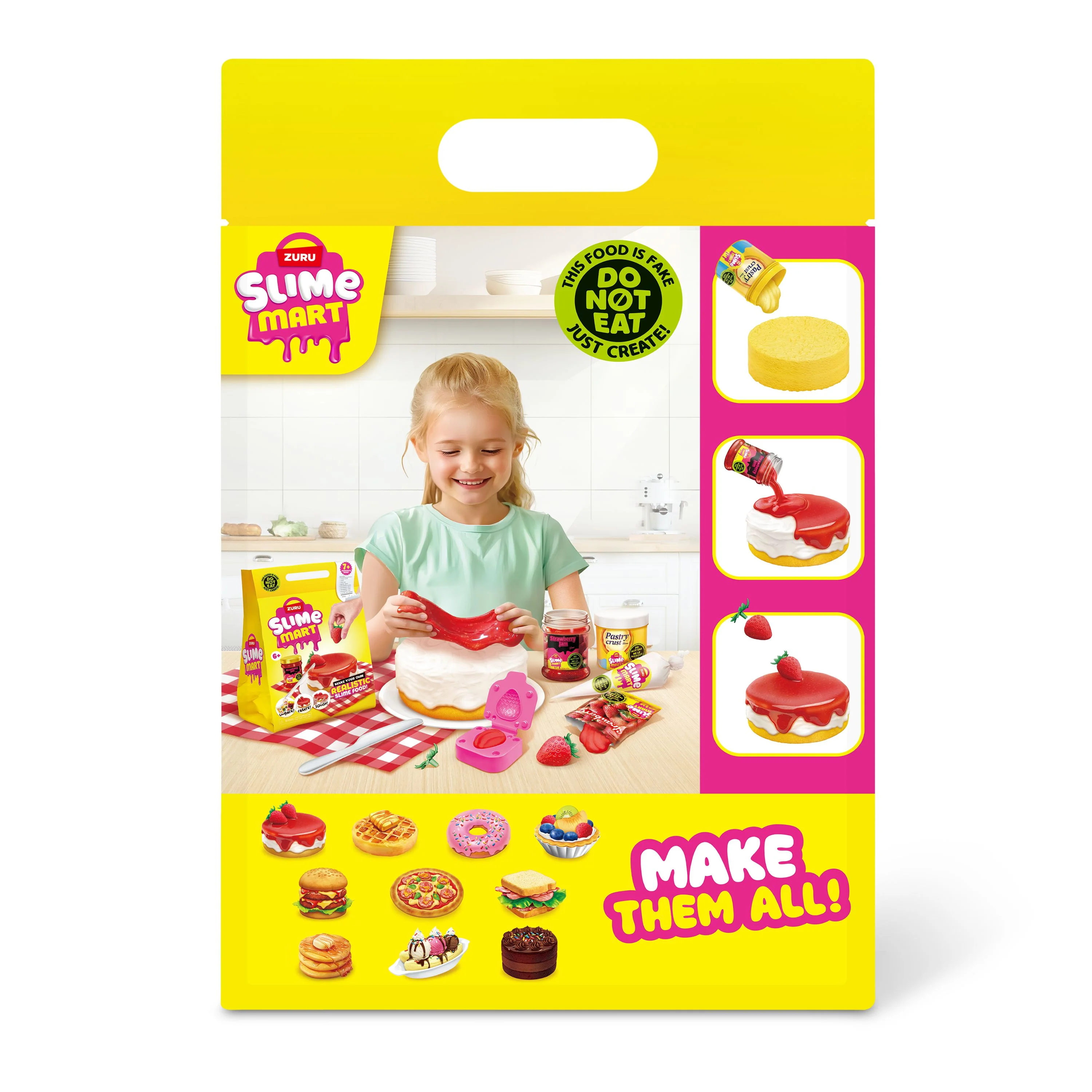 ZURU Slime Mart Series 1 Small Shopping Bag Strawberry Cheesecake