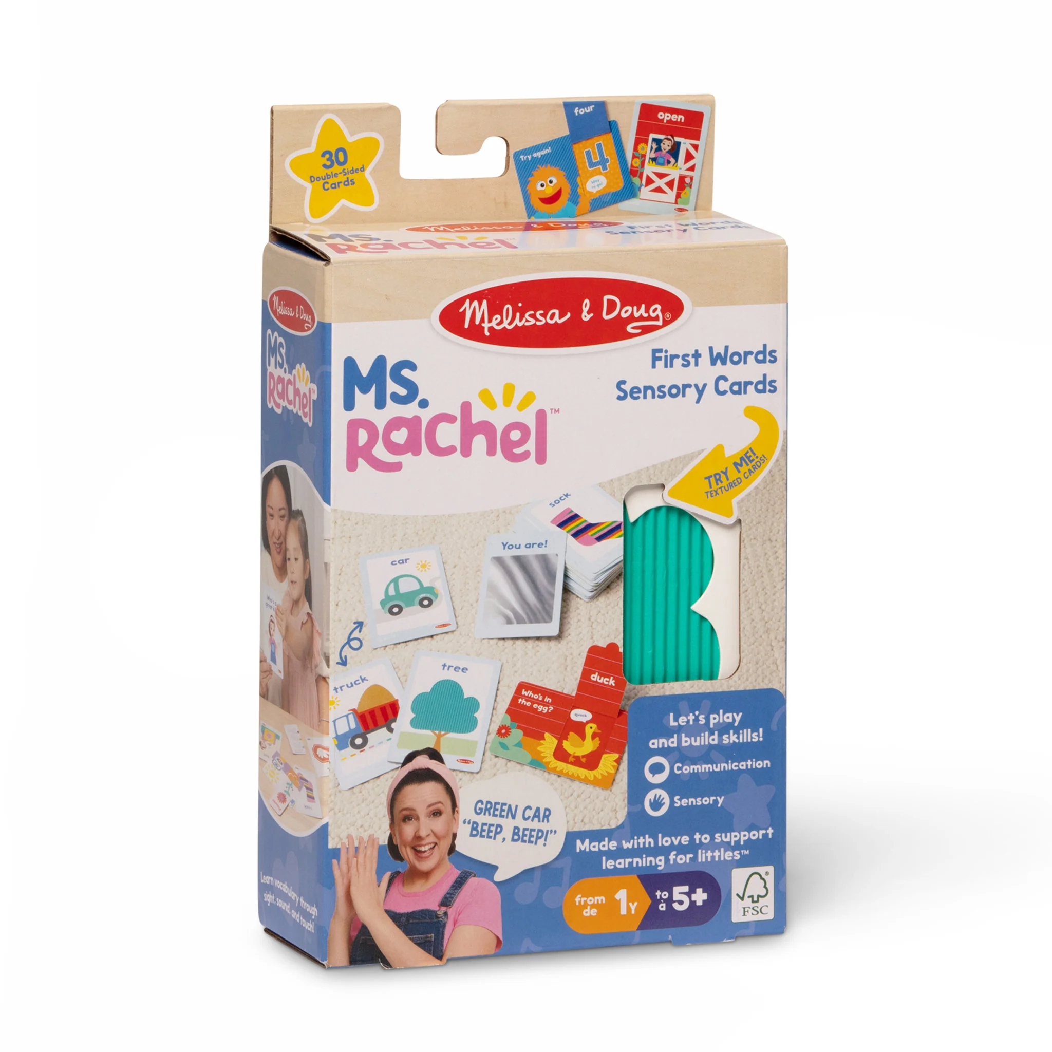 Ms Rachel First Words Flash Cards
