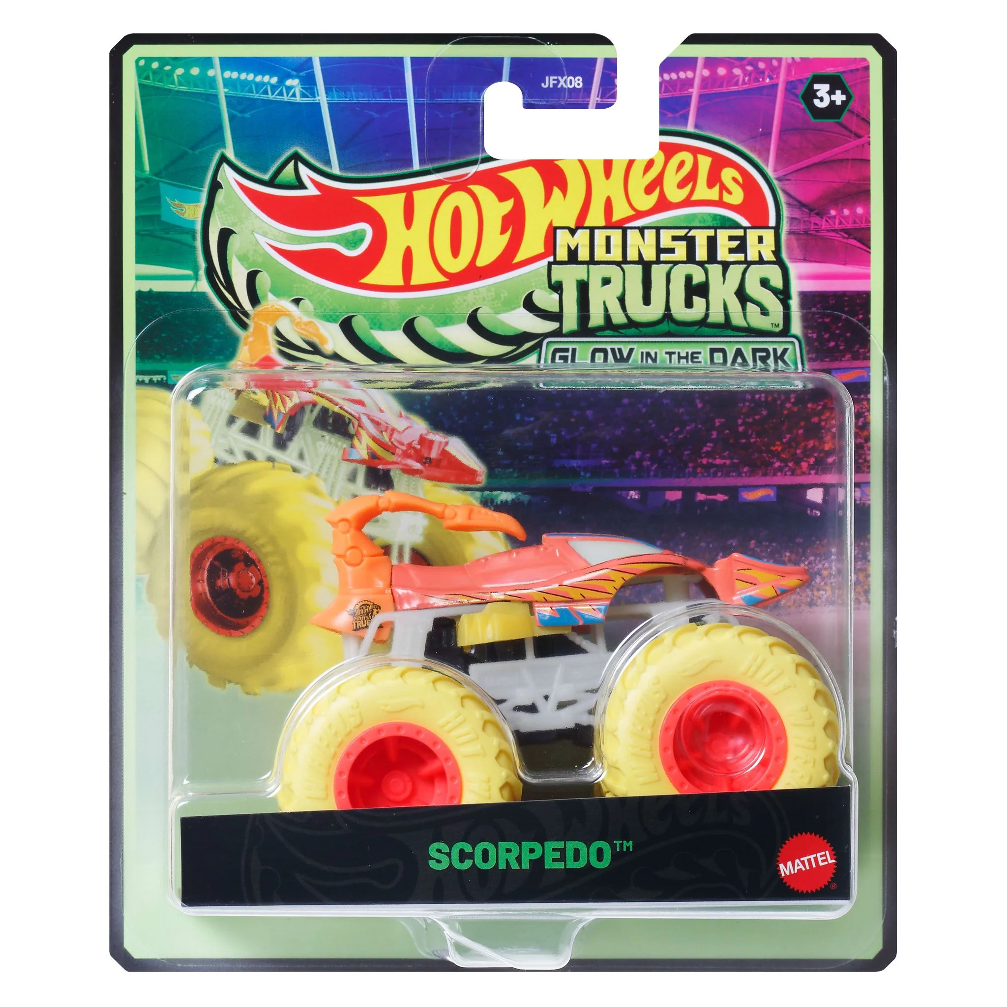 Hot Wheels Monster Trucks 1:64 Glow In The Dark Assortment
