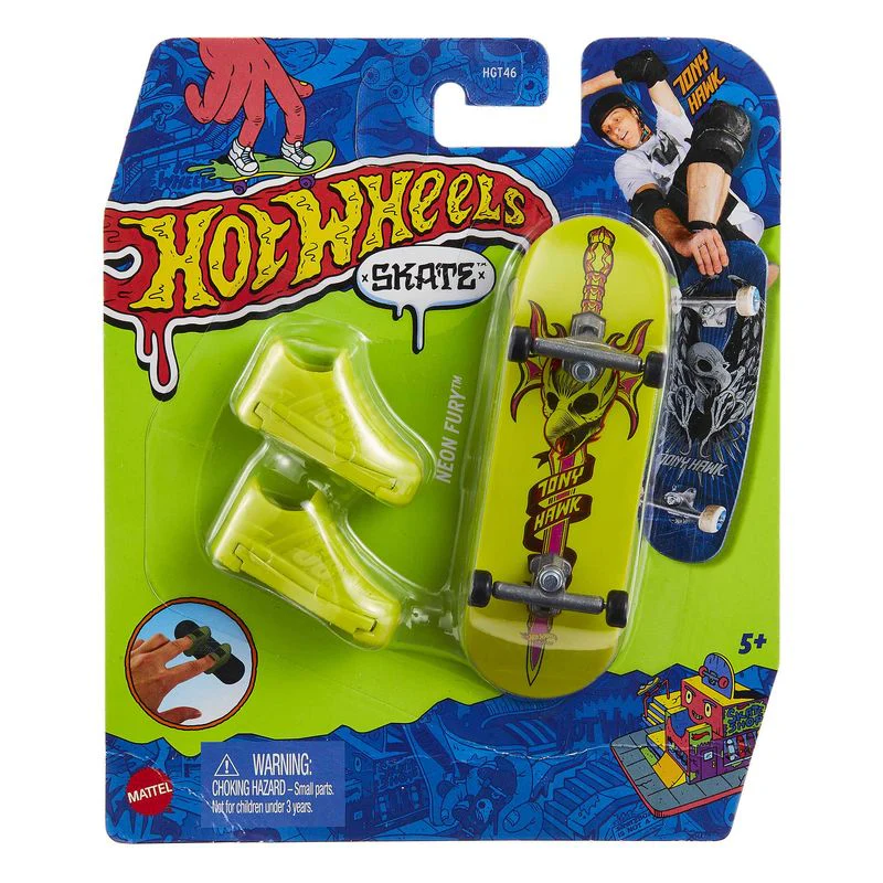 345-hot-wheels-skate-fingerboard-single-pack-klassik-stylez-4-5-neon-fury-1.webp Hot Wheels Skate Fingerboard Single Pack Klassik Stylez 4/5 Neon Fury