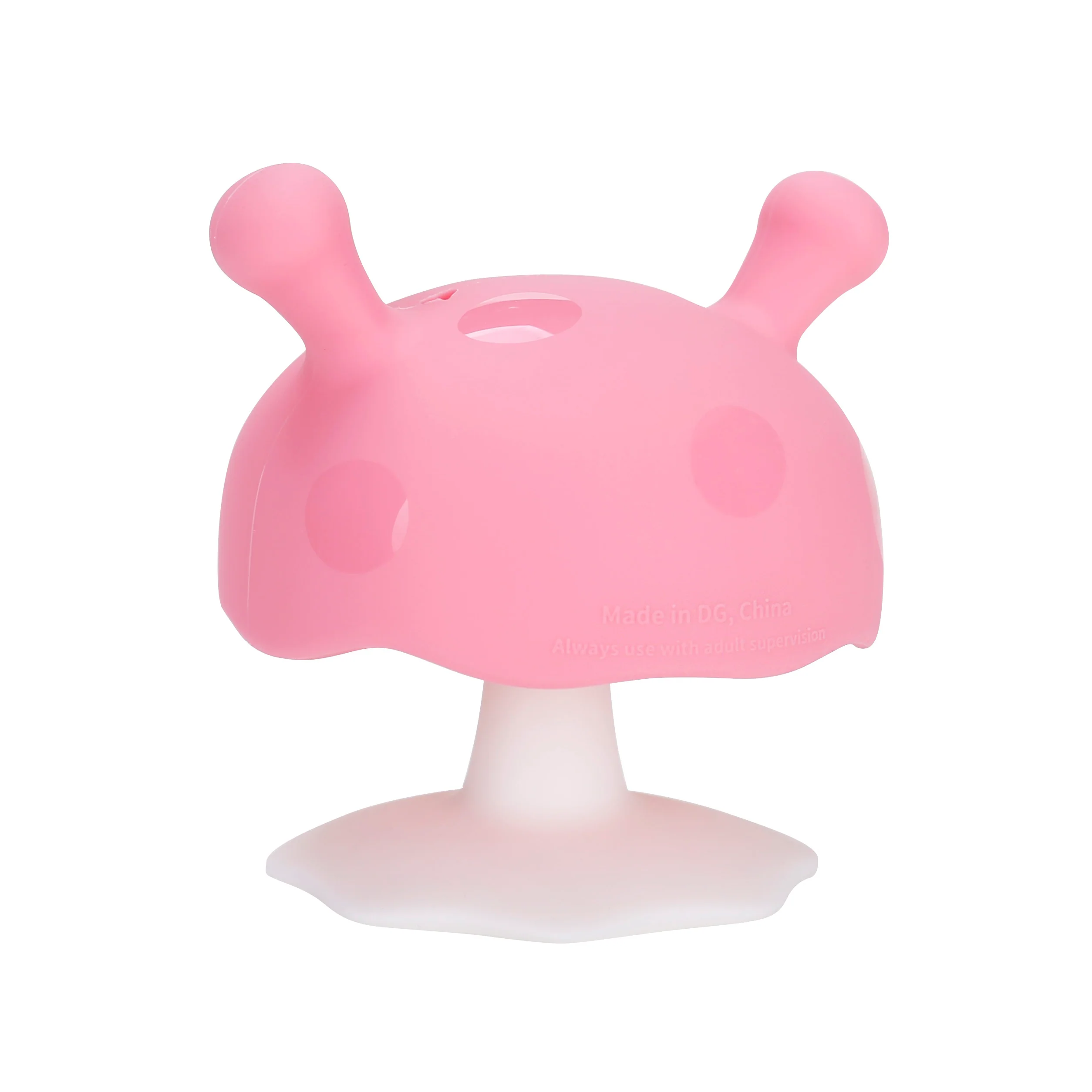 Mombella Mushroom Soothing Teether Pink