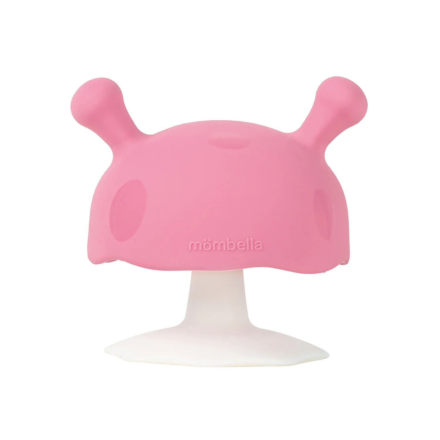 Mombella Mushroom Soothing Teether Pink