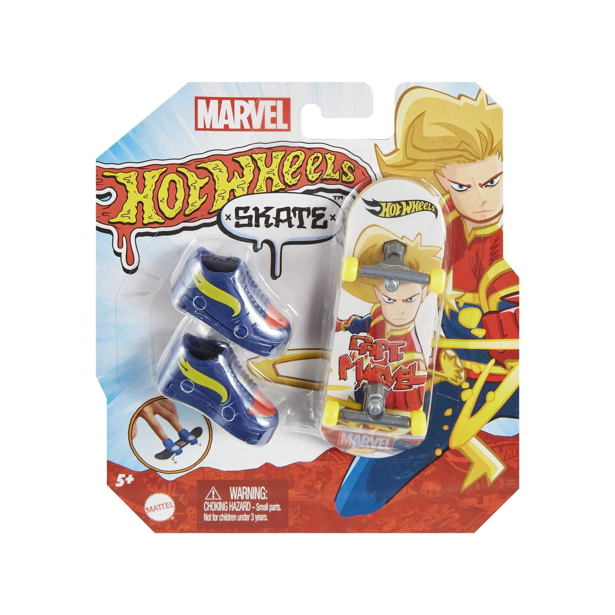 422-hot-wheel-skate-themed-entertainment-fingerboard-shoes-marvel-captain-marvel-1.webp Hot Wheel Skate Themed Entertainment Fingerboard + Shoes Marvel Captain Marvel