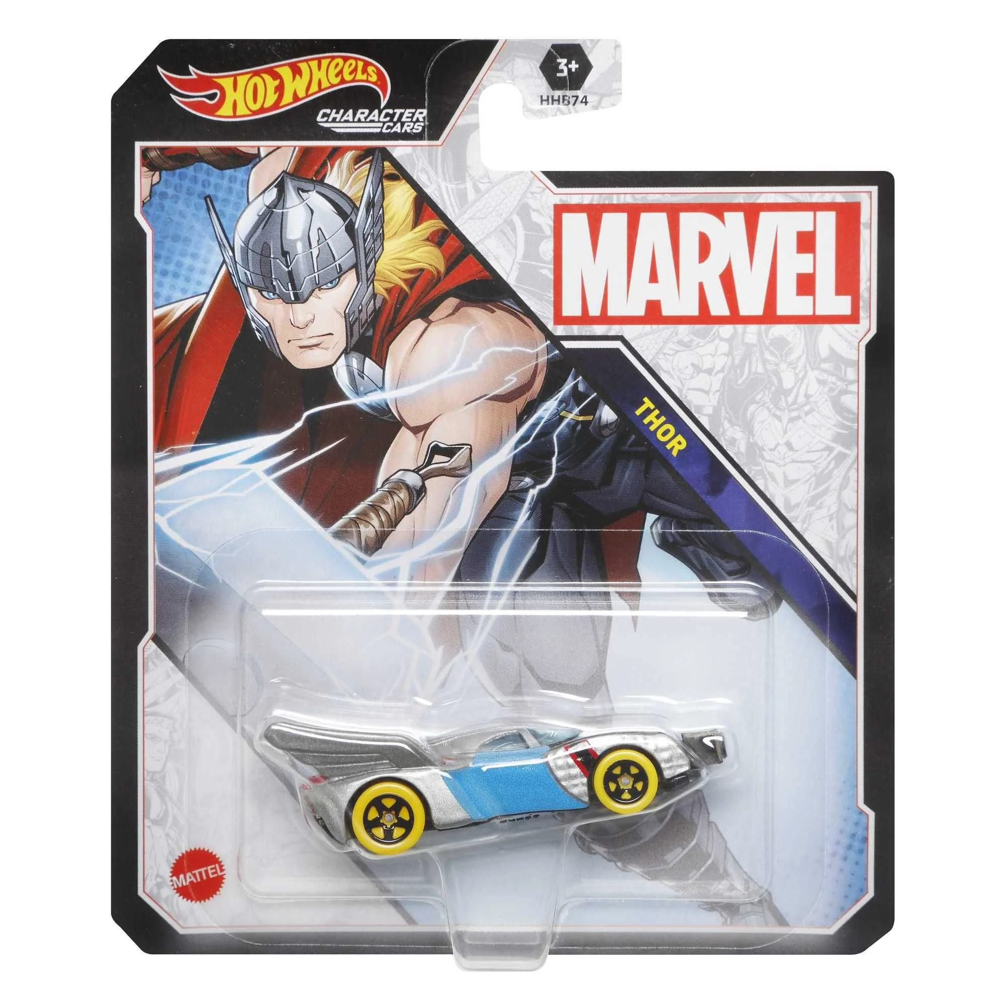 Hot Wheels Blockbuster Character Car Marvel Thor