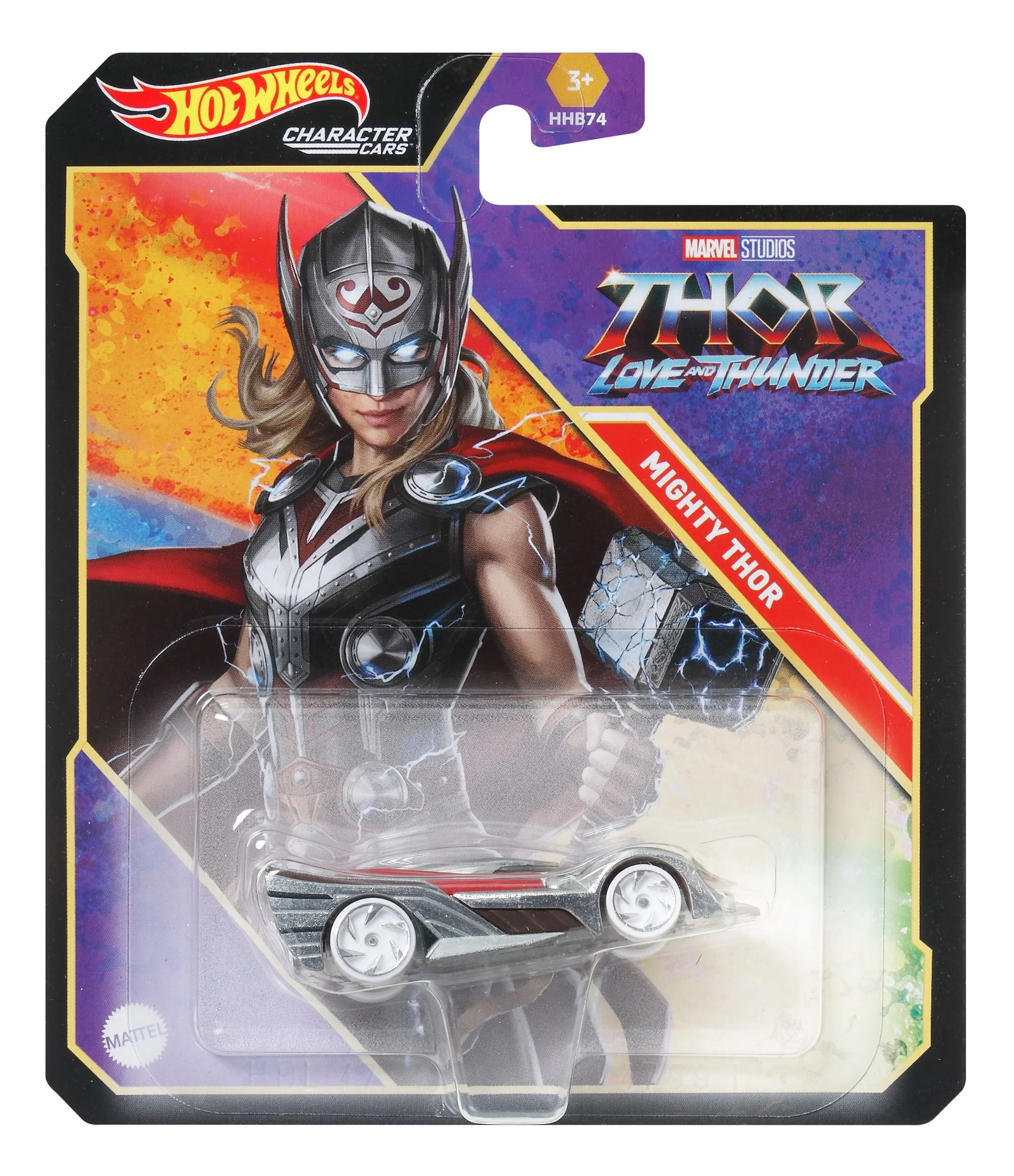 Hot Wheels Blockbuster Character Car Marvel Mighty Thor
