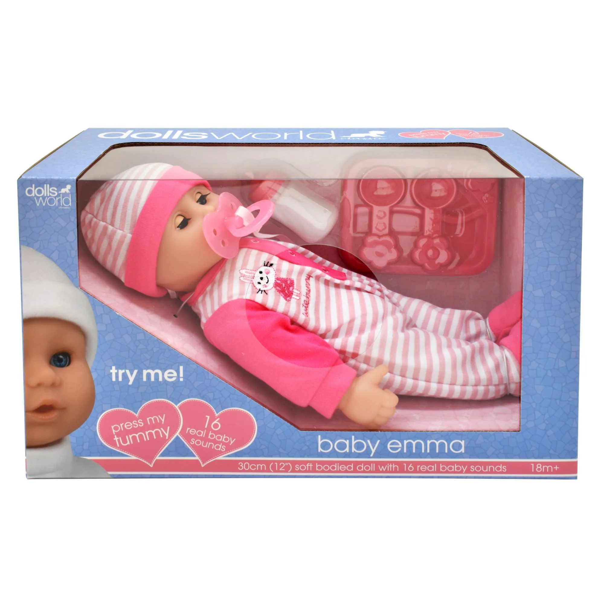 460-dolls-world-baby-emma-30cm-soft-bodied-doll-1.webp Dolls World Baby Emma 30cm Soft Bodied Doll