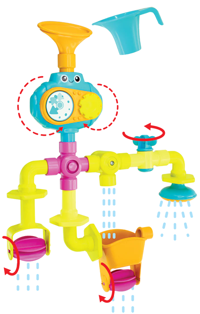 Little Learner Bath Tubes N' Pipes