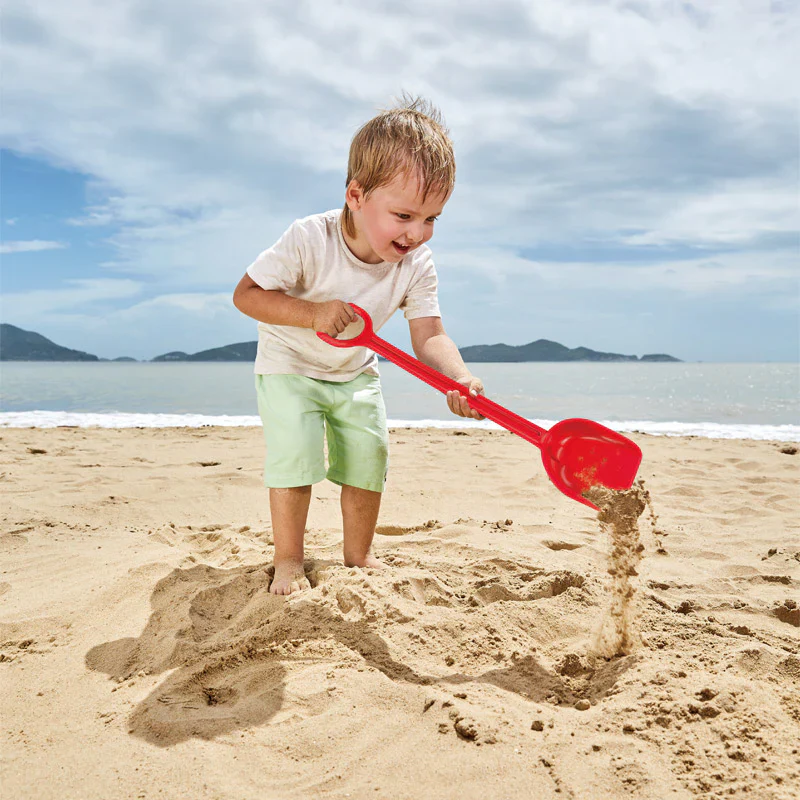 499-hape-sand-shovel-red-55cm-2.webp Hape Sand Shovel, Red 55cm